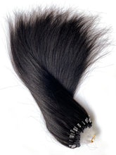 Ms Fenda Hair 100% Virgin Hair #Natural Color  Light Yaki Micro Loop Ring Hair Extension