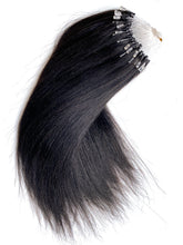 Ms Fenda Hair 100% Virgin Hair #Natural Color  Light Yaki Micro Loop Ring Hair Extension