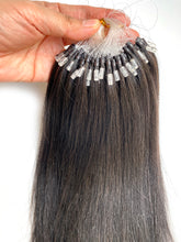 Ms Fenda Hair 100% Virgin Hair #Natural Color  Light Yaki Micro Loop Ring Hair Extension