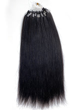 Ms Fenda Hair 100% Virgin Hair #Natural Color  Light Yaki Micro Loop Ring Hair Extension