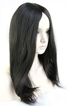 Ms Fenda Virgin European Human Hair Natural Black Color Natural Straight Style Medium Cap Size 1piece/lot 4x4 Silk Base Jewish Wig Kosher Wig