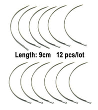 Ms Fenda Hair 12Pieces/lot 90mm C Shape Curved Hand Sewing/Weaving Needles for Human Hair Extension Sew-in
