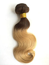 Ms Fenda Hair Brown Root Blonde Ombre Hair T#4/27 Body Wave Style Virgin Malaysian Human Hair Weaving Wefts 10.5oz(300gram) 3Bundles/Lot