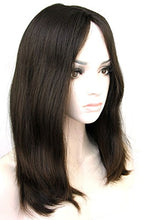 Ms Fenda Virgin European Human Hair Natural Black Color Natural Straight Style Medium Cap Size 1piece/lot 4x4 Silk Base Jewish Wig Kosher Wig