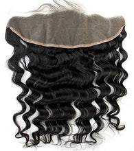 Ms Fenda Hair 100% Raw Remy Virgin Peruvian Human Hair Straight Body Wave style Free Part Bleached Knots 13"x4" Lace Frontal Closure