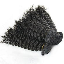 MsFenda Hair 100% Raw Remy Virgin Brazilian Hair Extension Kinky Curly Mixed Lengths Set 3pc Lot, 100g /Pc, 300g/lot, 10"~28" Natural Color #1b