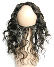 Ms Fenda Hair 100% Malaysian Remy Virgin Human Hair Body Wave Free Part Slightly Bleached 13x4 Lace Frontal With back Elastic Band Easier for Sew-in