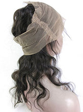 Ms Fenda Hair 22"x4"x2" 360 Degree Circle Lace Band Frontal 100% Peruvian Human Hair Body Wave Natural Hairline Lace Slightly Bleached Lace Frontal for Ponytail