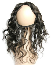 Ms Fenda Hair 100% Raw Remy Virgin Peruvian Human Hair Straight Body Wave style Free Part Bleached Knots 13"x4" Lace Frontal Closure