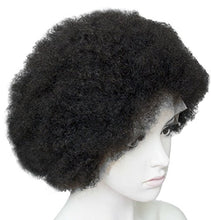 Ms Fenda Hair Afro Kinky Curly style Short Wig Natural Black Color Bleached Knots 100% Raw Remy Virgin Peruvian Human Hair Full Lace Wig