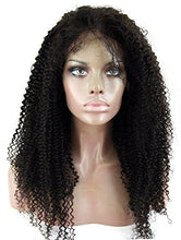 Ms Fenda Hair High Density Kinky Curly Dark Brown Color #2 Medium Size Cap 1Piece/lot Remy Virgin Peruvian Human Hair Lace Front Wigs (12-24inch)