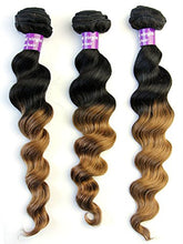 Ms Fenda Hair 100% Remy Virgin Peruvian Human Hair Straight Loose Wave Style 10.5oz(300gram) 3Pieces/Lot Ombre Color T1B/30 Weaving Wefts