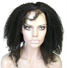 Ms Fenda Hair Natural Color Medium Cap Size 100% Remy Virgin Brazilian Human Hair Afro Kinky Curly 4b-4c Kinky Curly Full Lace Wigs