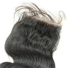 MsFenda Hair Top Quality 100% Virgin Brazilian Remy Body Wave 8"-18" Natural Color Cheap Brazilian Hair Closure Sale (14inch, free part)