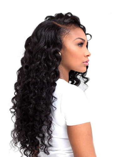 Ms Fenda Loose Wave 360 Lace Frontal Wig 180% Density Peruvian Remy Human Hair Adjustable Wigs with Baby Hair High Density Wig for Black Women