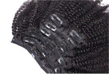 Ms Fenda Brazilian Remy Virgin Hair Kinky Curly Natural Color African American Clip In Hair Extensions 120Gram 7Pcs/Set