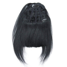 Ms Fenda Straight Remy Human Hair Clip-on Bangs Same Length Hair Bangs