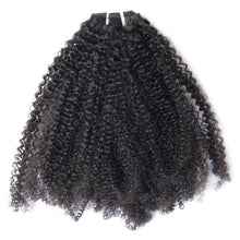 MsFenda Hair Top Quality 100% Virgin Brazilian Human Hair Afro Kinky Curly Natural Black Color, 12"-26" Mixed Length, 3pcs/lot(12"12"12")