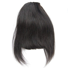 Ms Fenda Straight Remy Human Hair Clip-on Bangs Same Length Hair Bangs