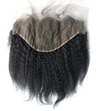 Ms Fenda 100% Raw Remy Virgin Brazilian Human Hair Kinky Straight 13x6 Lace Frontal