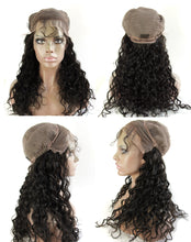 Ms Fenda Hair 250% High Density Loose Curly Natural Color Medium Size Cap Remy Virgin Peruvian Human Hair Lace Front Wigs