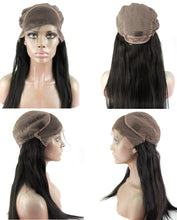 Ms Fenda Hair 250% High Density Straight Natural Color Medium Size Cap Remy Virgin Peruvian Human Hair Lace Front Wigs