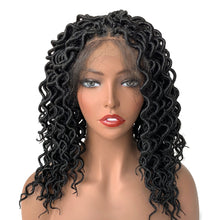Ms Fenda 6 Packs Hand Tied Heat Resistant Synthetic Braiding 5"x5" Lace Parting Wigs(16inch)