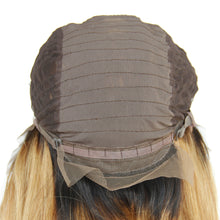 Ms Fenda Ombre Color #T1b/27 Brazilian Virgin Human Hair Natural Straight Lace Front Wigs