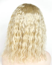 Ms Fenda Brazilian  Human Hair Blonde Color #613 Natural Wave 150% Density Short Bob Lace Wigs