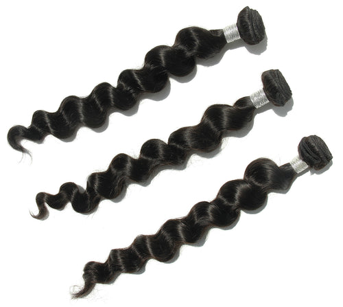 Ms Fenda 100% Brazilian Human Hair Bundle Loose Wave Weaving Weft (1 bundle)