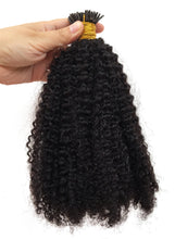Ms Fenda Brazilian Remy Human Hair Afro Kinky Curly 4b 4c 1g/strand Natural Color I-tip Hair Extensions