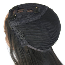 Ms Fenda 100% Brazilian Virgin Human Hair Natural Color Yaki U-part Right Parting Wigs