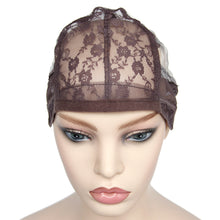 Ms Fenda Lace Wig Making Caps Weaving Caps Dissolved Wig Caps for DIY Wigs Makers(1pc, brown)