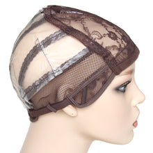 Ms Fenda Lace Wig Making Caps Weaving Caps Dissolved Wig Caps for DIY Wigs Makers(1pc, brown)