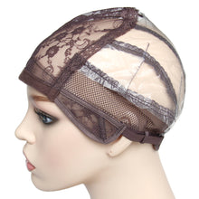 Ms Fenda Lace Wig Making Caps Weaving Caps Dissolved Wig Caps for DIY Wigs Makers(1pc, brown)