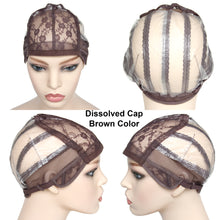 Ms Fenda Salon Used Dissolved Weaving Caps Open Back Adjustable Strap Lace Wig Caps