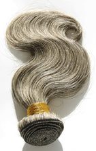 Ms Fenda Virgin Malaysian Human Hair Body Wave Mixed Grey Color Weaving Wefts (1 bundle）