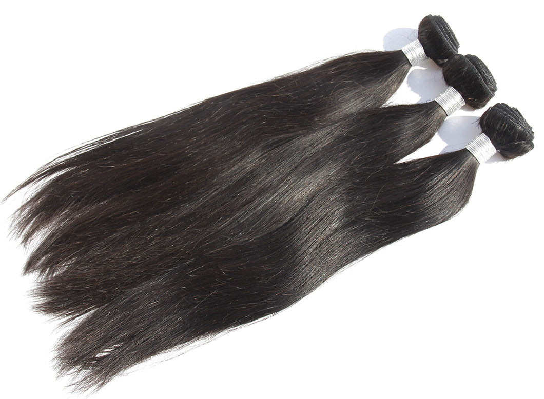 Ms Fenda 100% Brazilian Human Hair Bundle Straight Weaving Weft (1 bundle)