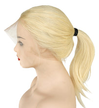 Ms Fenda Golden Blonde Color #613 Brazilian Virgin Human Hair Natural Straight 360 Wigs