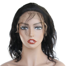 Ms Fenda Hair 130% Density Peruvian Virgin Human Hair Natural Wave Bob Style Lace Front Wigs