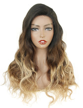 Ms Fenda 150% Density Ombre Color T1b/4/27 Peruvian Virgin Human Hair Body Wave Lace Wigs