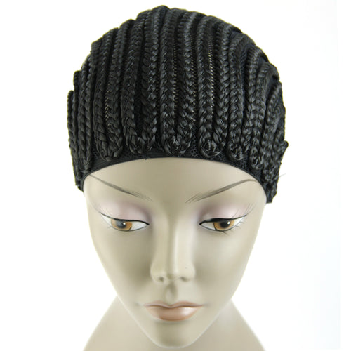 MsFenda Cornrows cap for easier sew in braided wig caps crotchet spider braiding wig cap weaving cap with braids(3pcs/lot)