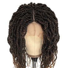 Ms Fenda Hand Tied Heat Resistant Synthetic Braiding T-part Lace Parting Wigs(22inch, #T27)