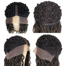 Ms Fenda Hand Tied Heat Resistant Synthetic Braiding T-part Lace Parting Wigs(22inch, #Burg)