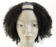 Ms Fenda 100% Peruvian Virgin Human Hair Afro Kinky Curly U-Part Full Machine Made Wigs